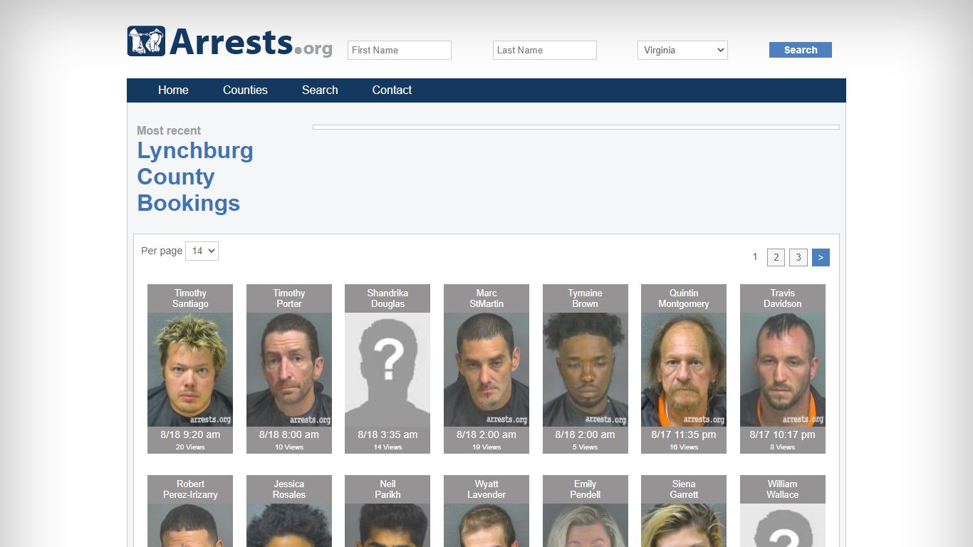 Lynchburg County Arrests and Inmate Search